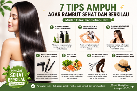 tips rambut sehat