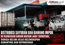 Distribusi Sayuran Impor di Gudang Union Batam Disorot, Dugaan Karantina hingga Kepabeanan Dipertanyakan, Pemilik Perusahaan Bungkam