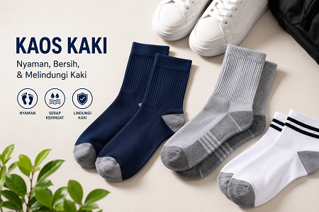 Rahasia Kaki Tetap Nyaman Berawal dari Kaos Kaki yang Tepat